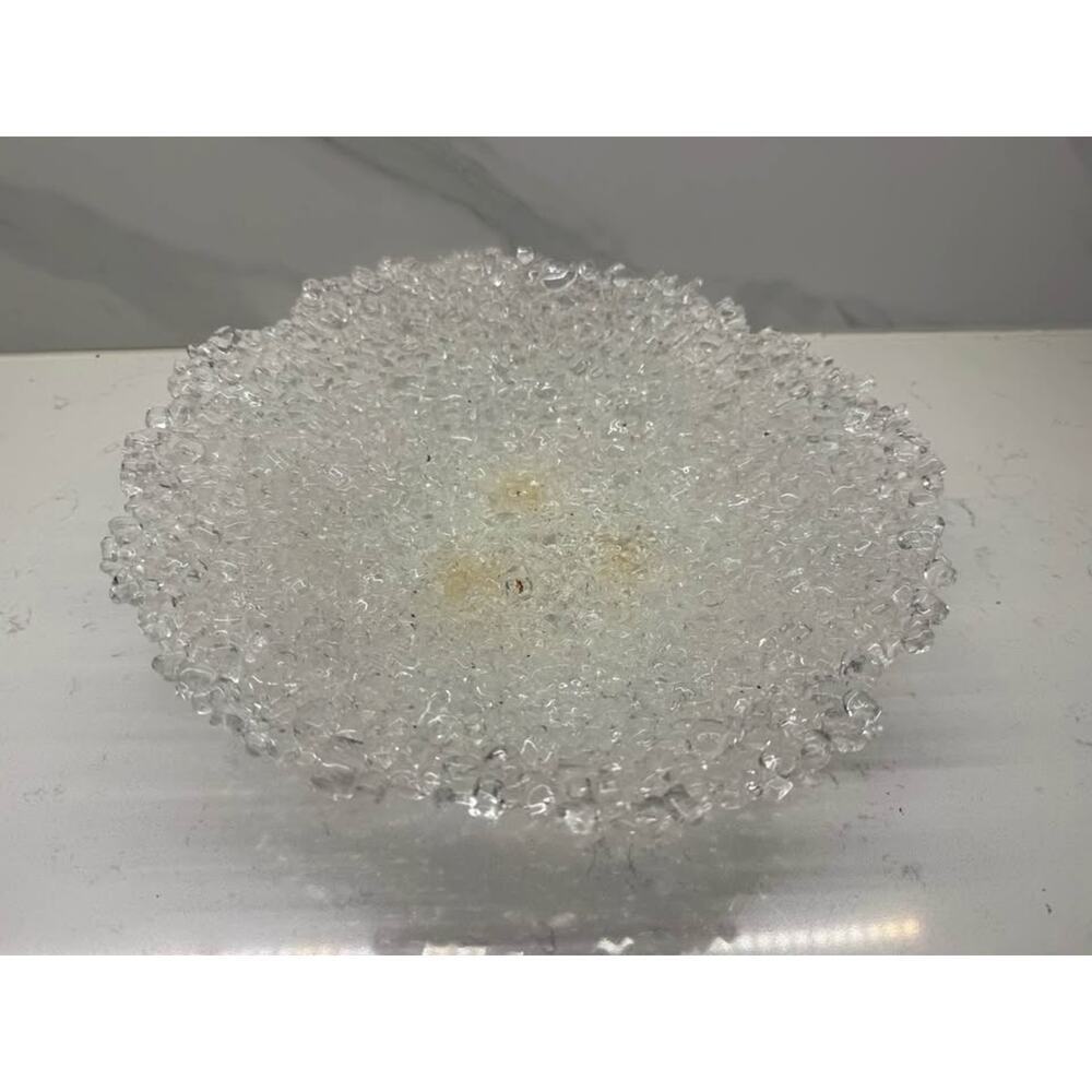 Vintage MCM Glass Shards Bowl Vessel Artwork